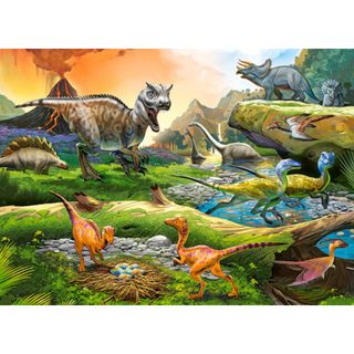 Puzzle Castorland Dinosaurios 100 pièces 6 ans