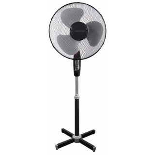 Ventilateur sur Pied Esperanza EHF001KE 50W 40cm 3 Vitesses Oscillation Hauteur Réglable Protection Surchauffe