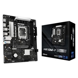 ASRock H810M-P Gen5 Intel H810 LGA1851 DDR5 Micro ATX Sans Wifi RGB