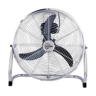 Ventilateur de Sol Industriel Farelek Louisiane 70W 45cm 3 Vitesses Inclinaison 180° Chromé