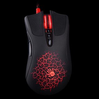 Ratón A4Tech A90 USB Type-A 4000 DPI Noir Rouge 8 Boutons Gaming