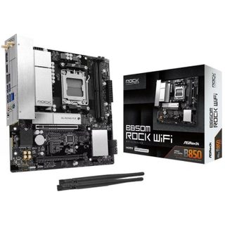 ASRock B850M Rock WiFi 6 AMD B850 AM5 DDR5 Micro ATX
