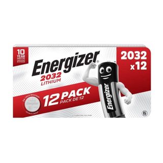 Pile Bouton Lithium CR2032 Energizer Pack de 12 Sans Mercure