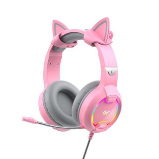 Havit H2233D filaire USB/Jack 3,5mm RGB Gaming Rose avec micro