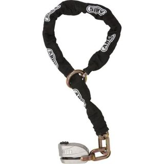 Antivol Abus 8008/12KS120 Alarme Moto Chaîne 12 mm XPlus 100 dB Noir