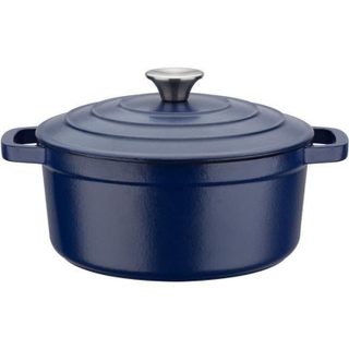 Cocotte GSW Blue Magic 24 cm 3,8L Acier Fonte Email Induction Four