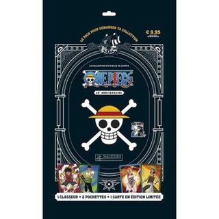 Panini Pack de démarrage One Piece 25e Anniversaire Classeur 16 Cartes Edition Limitée