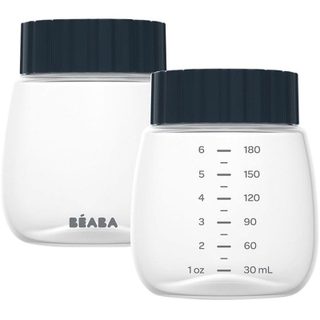 Beaba Breast Milk Collection and Storage Bottle gourde pour conserver le lait maternel Hands-Free Breast Pump 2x180 ml