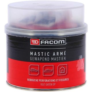 Mastic de réparation Facom polyester fibre de verre 600g marron