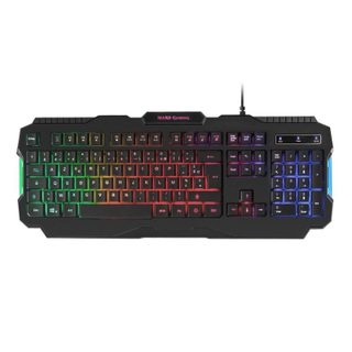 Clavier Mars Gaming MRK0 membrane complet RGB antighosting 15 touches fonction