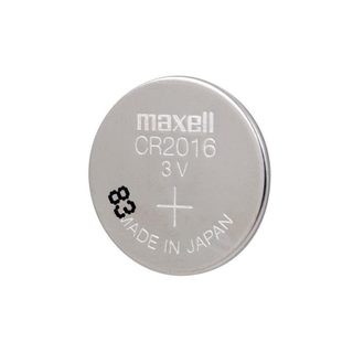 Pile bouton Maxell CR2016 3V Lithium-Manganese Dioxide 1 pièce