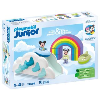 Jeu de Construction Playmobil Junior Mickey et Minnie Maison dans les Nuages