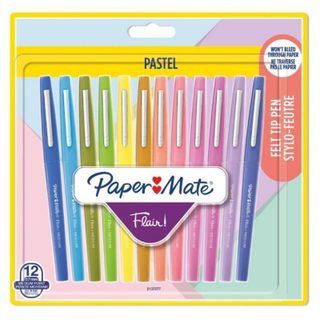 Rotulador Papermate Flair Medio 12 Couleurs Mélangées 0,7 mm