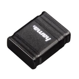 Clé USB HAMA Smartly 64GB USB 2.0 Noire avec Capuchon
