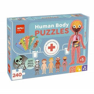 Puzzle Éducatif APLI Corps Humain 240 Pièces +5 Ans