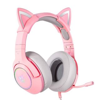 ONIKUMA K9 avec câble USB RGB, micro ajustable, design gaming