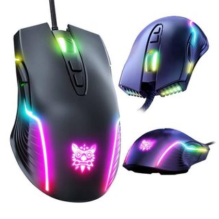 Ratón ONIKUMA CW905 Gaming USB 6400 DPI 7 Boutons RGB Noir