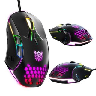 Ratón ONIKUMA CW902 USB 6400 DPI RGB Noir Ergonomique 7 Boutons