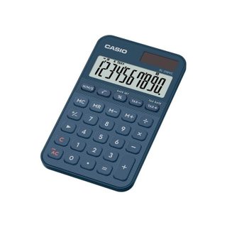 Calculatrice de poche Casio SL-310YC 10 chiffres solaire/batterie bleu marine