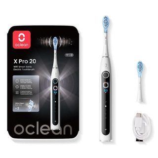 Brosse à Dents Sonique Clean Oclean X Pro 20 5 Modes 2 Embouts IA Minuteur