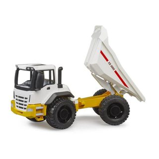 Camion basculant Bruder 03420 Échelle 1:16 ABS Blanc/Jaune