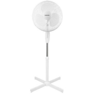 Ventilateur sur Pied Oceanic 45W 41cm 3 Vitesses Oscillant Tête Inclinable Blanc