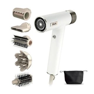 Sèche‑cheveux Ionique Shark SpeedStyle HD352EU 1700W 4 Températures 3 Vitesses avec Accessoires Blanc
