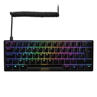 Clavier Sharkoon SGK50 S4 compact 60% avec switches Kailh Red et RGB AZERTY français