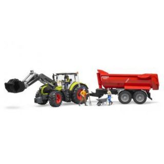 Modèle réduit chargeur frontal BRUDER Claas Axion 950 1:16 Plastique Noir/Vert