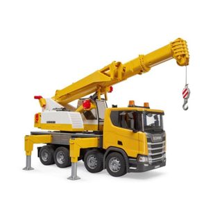 Camion grue BRUDER 03571 Échelle 1:16 avec son et lumière