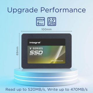 integral-brand Disque Dur Integral INSSD500GS625V2 500GB SSD 520MB/s 6Gbit/s Résistant aux chocs