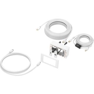 Multiprise Vision TC3-PK10M 2 prises HDMI USB 3.2 Gen 1 blanche 10 m
