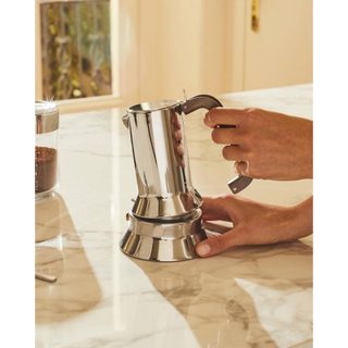 Cafetière italienne Alessi 9090 acier inoxydable 0,15 L 3 tasses induction