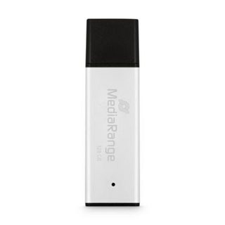 Clé USB MediaRange MR1902 128 Go USB 3.2 Gen 1 noire et argent
