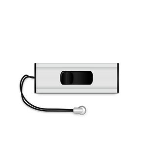 Clé USB MediaRange MR914 8GB USB-A 3.2 Gen 1 coulissante noir argent