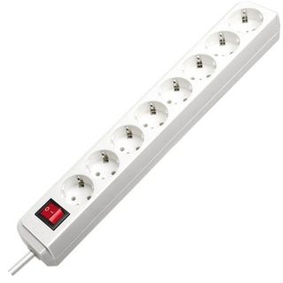 Multiprise Brennenstuhl Eco-Line 8 prises avec interrupteur et câble 3 m blanc