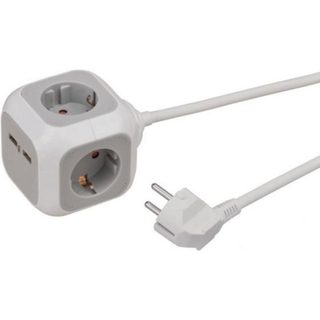 Multiprise Brennenstuhl 1150100 4 prises Type F 2 USB-A avec protection enfant