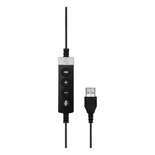 Auriculares Epos Impact SC 660 USB avec fil, USB Type-A, appels, réduction de bruit, noir et