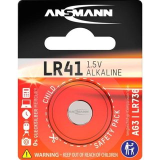 Pile Bouton Ansmann LR41 Alcaline 1,5 V - Pièce Unique