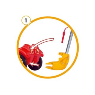 Pièce de rechange BIG Push-Pole Métallique Jaune