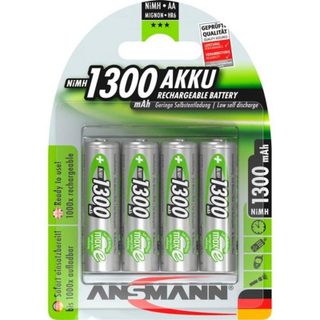 Pile rechargeable Ansmann AA 1300 mAh 4 pièces