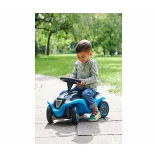 Bébé-cabriolet BIG Bobby-Car NEXT bleu avec feux LED et son