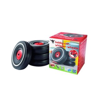 Kit de roues silencieuses BIG Whisper Wheels pour Bobby Car Noir