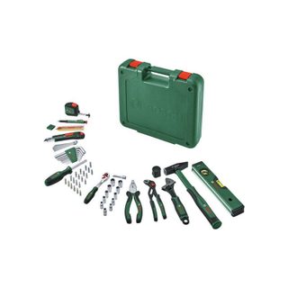 Bosch Jeu doutils manuels 63 pieces avec mallette rigide et accessoires