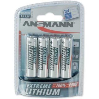 Pile AA Ansmann Extreme Lithium 4 unités 1,5V