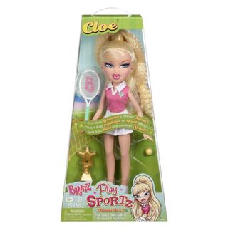 Poupée Bratz Play Sportz Cloé Tennis avec Accessoires