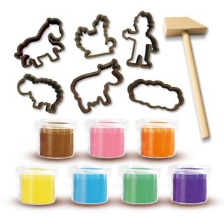 Pâte à modeler SES Creative Gigante Écologique 7x90g Multicolor