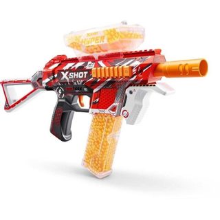 Zuru Xshot Hyper Gel Trace Fire Blaster Motorisé 2500 Billes Gel Hydratées 51 m/s