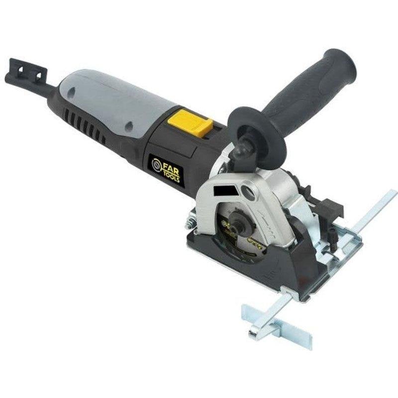 Scie Circulaire Far Tools CS 85R 500W avec Rail et 3 Disques (85x15mm)