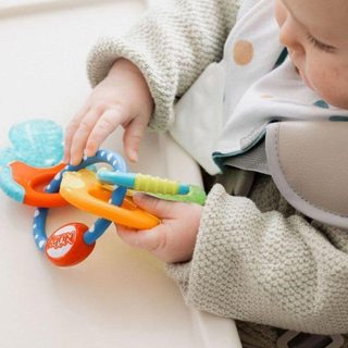 Nuby Anneau de dentition bébé multicolore